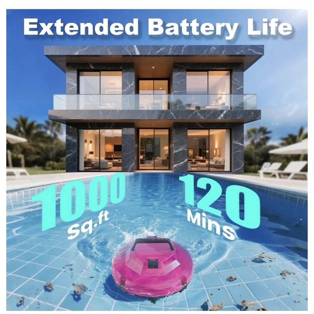 Cordless Robotic Pool Cleaner - Picture 6 of 10